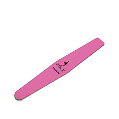 Пилка для ногтей POLE "Ромб" 100/180 премиум (розовая)